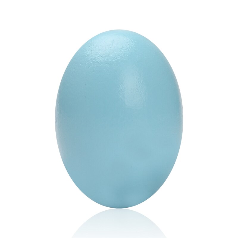 Bunte ostereier aus holz, naturgetreue holzimitation, osterdekorationen zum selberbasteln für freundlicher, osterparty: Blau