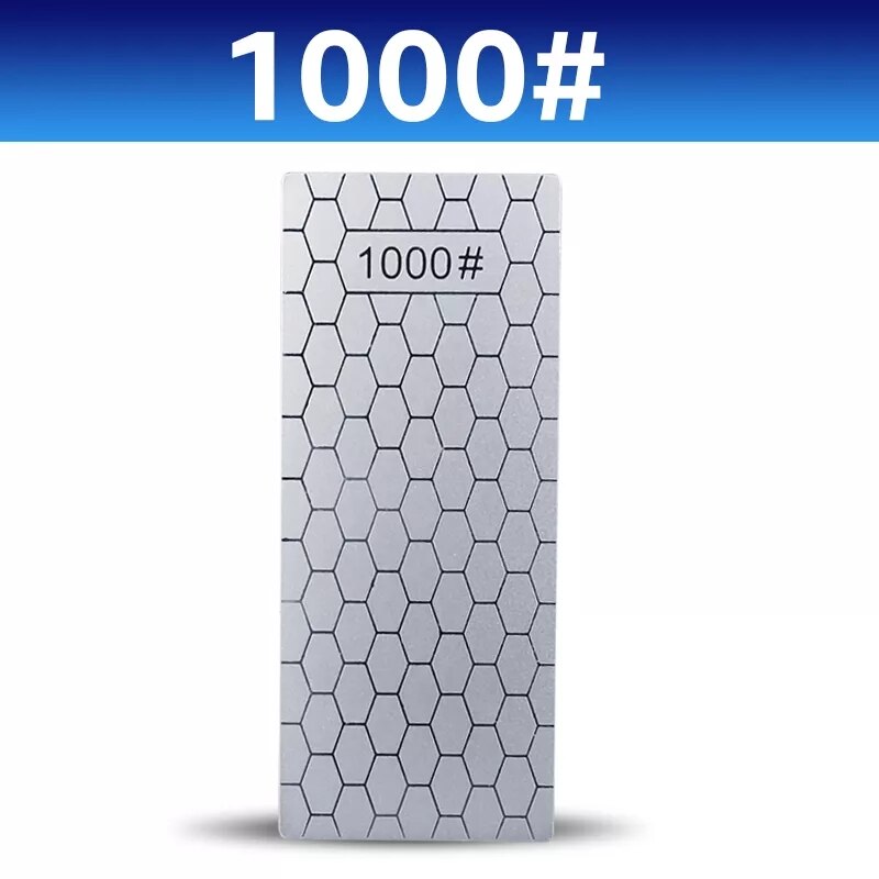 1/2/3/4pcs Diamond Knife Sharpening Stone 400# 600# 1000# 1200# Knife Sharpener Set Portable Honeycomb Whetstone Grindstone Tool: 1000