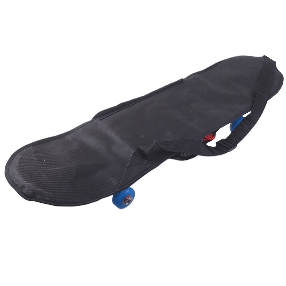 Rygsæk singe skulder solid cover justerbar tykkere skateboard taske bærer longboard rejse udendørs tilbehør