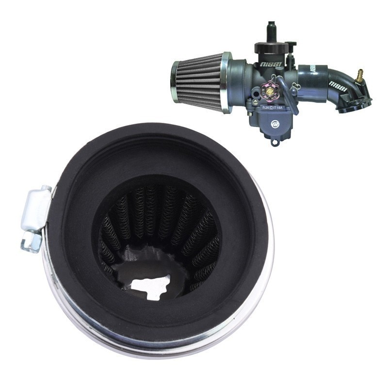 Universal 35/39/48/54/60mm Motorcycle Mushroom Head Air Filter Clamp On Air Filter Cleaner For Off-road ATV Quad Dirt Pit Bike