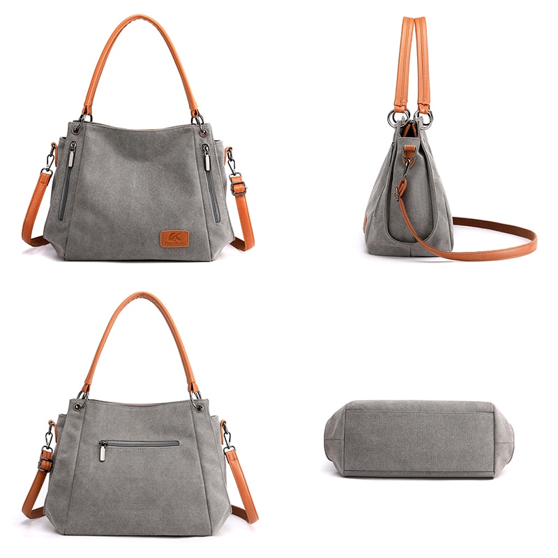 Casual Canvas Vrouwen Schouder Crossbody Tassen Voor Vrouwen Messenger Bag Grote Capaciteit Dames Reizen Hand Bags Sac