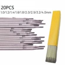 20pcs 304 Stainless Steel 1-4mm Welding Rod Electrode A102 Solder Wires Welding Rod GB/T983 E308-16 AWS A5.4 E308-16 for AC DC