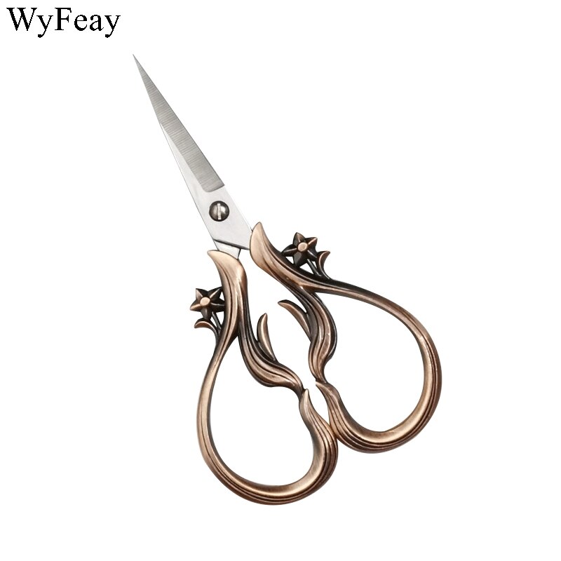 Tijeras Vintage de sastre Retro antiguo, tejido de costura, bordado y costura, suministros de corte de hilo