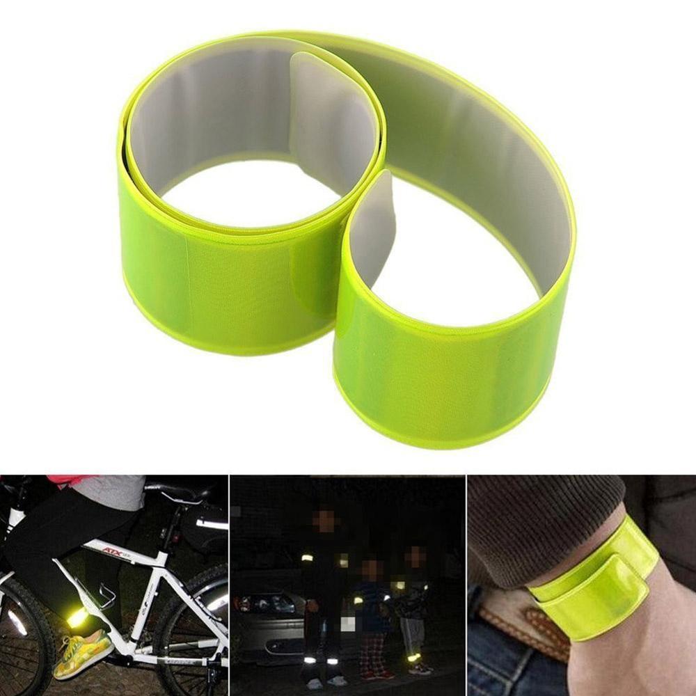 1pc reflekterande natt säkerhet slap wrap band fotled jogging handled arm cykling