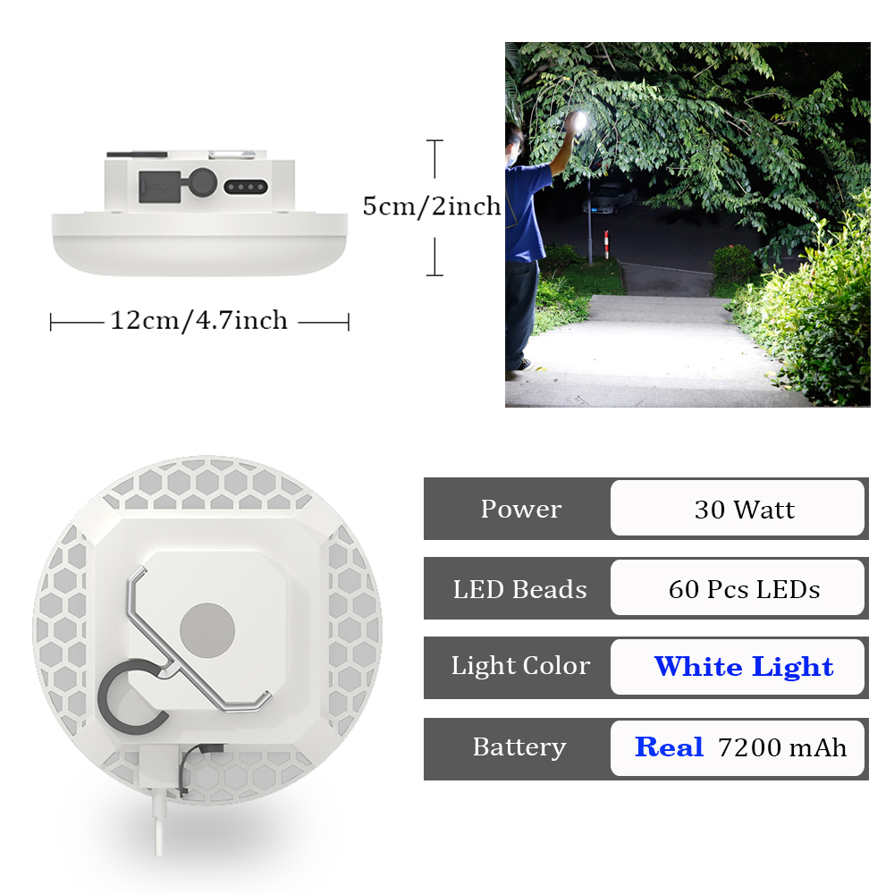 Lanterna de acampamento portátil recarregável luz forte lâmpada acampamento lâmpada led emergência alta potência tenda iluminação lanterna equipamentos: 4.5w