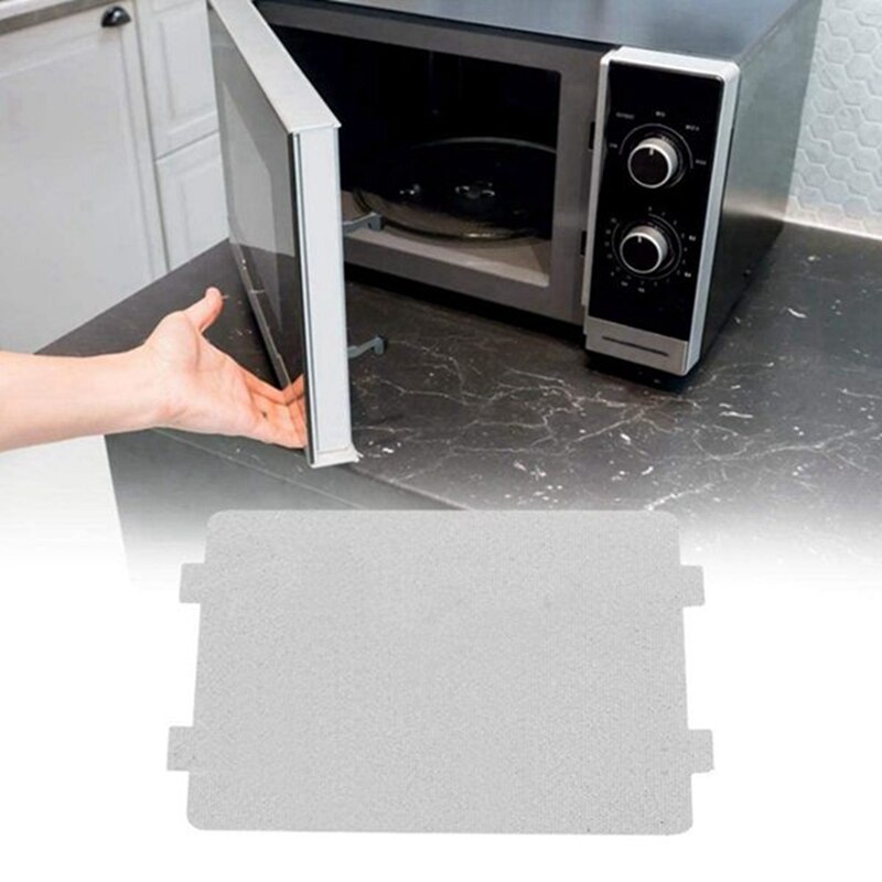 6Pcs 9.9cmx10.8cm Spare Parts Thickening Mica Plates Microwave Ovens Sheet Magnetron Cap