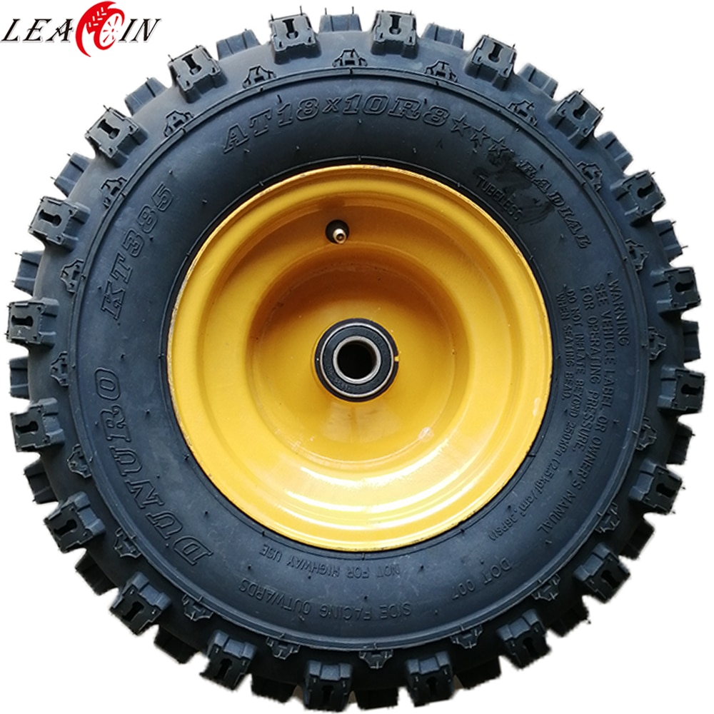 18x10-8 Herringbone pattern Off road ATV tire tubeless golf cart wheel