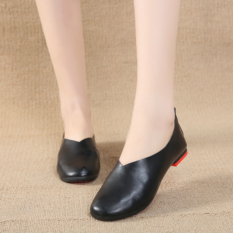 Women Summer Genuine Leather Flat Shoes 2 main image 0