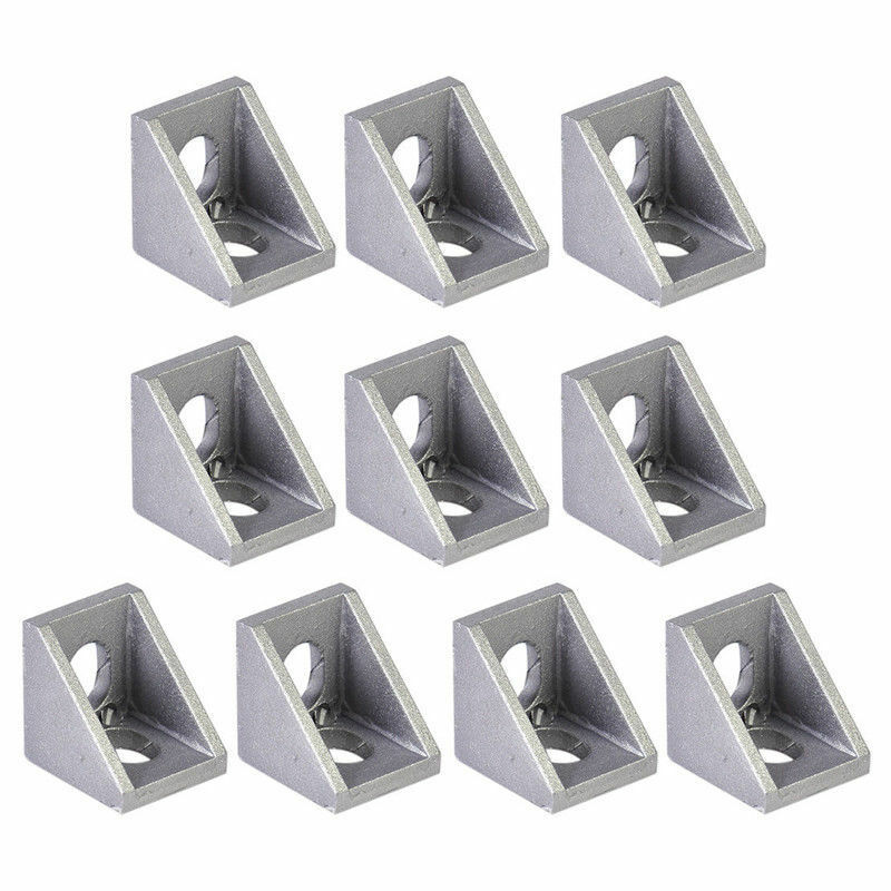 20x20x17mm L-shaped aluminum corner fitting connector bracket fastener series industrial aluminum profile corner code