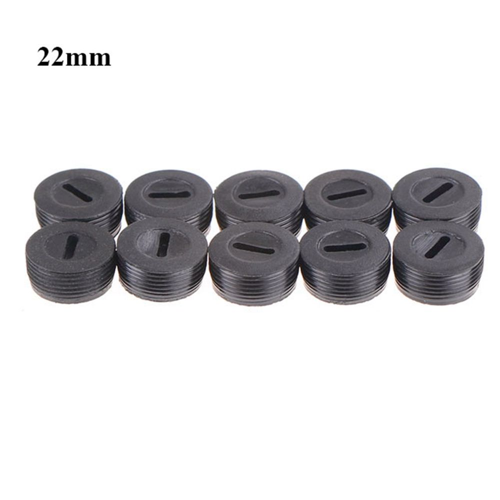 10Pcs Carbon Brush Caps Brush Holder Caps Case Dia.12mm/13mm/14mm/16mm/17mm/18mm/20mm/22mm/24mm Brush Holder Case Accessories: grey