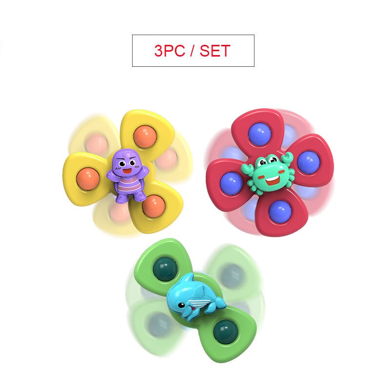Neue Lustige freundlicher Spielzeug Nette Karikatur Insekten Saugnapf Spinner Spielzeug Schlecht Spielzeug Für freundlicher Baby Rassel Spielzeug Dreh oben: TJ362 3Stck