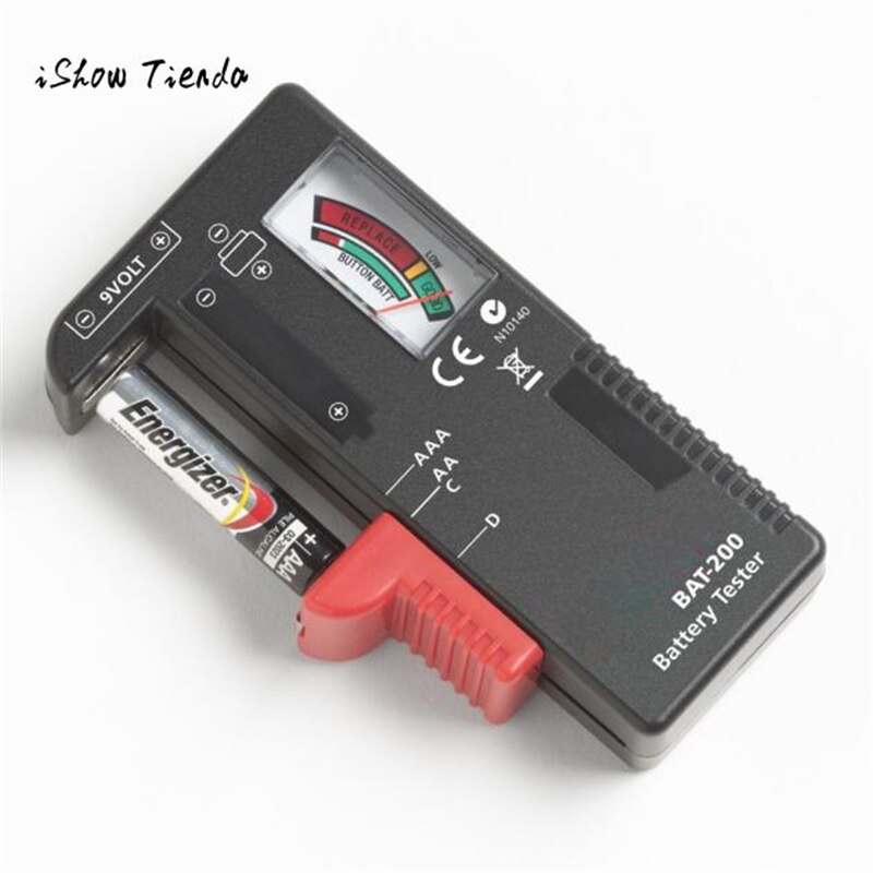 Indicator Batterij Cell Tester AA AAA C/D 9V Volt Button Checker