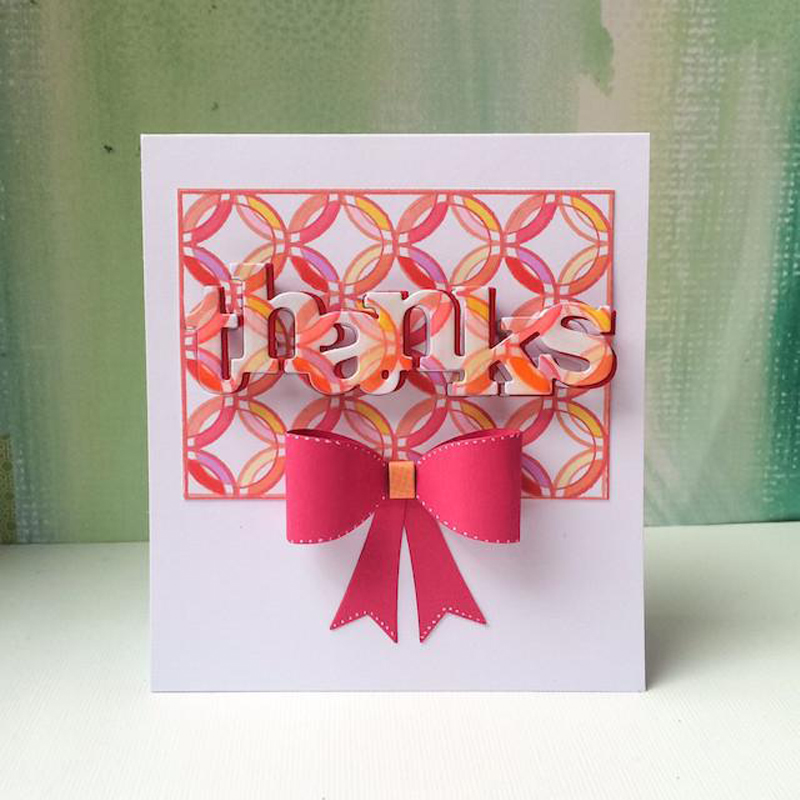 Thanks Word Die Cuts For Card Making Thanks Word dies scrapbooking metal cutting dies