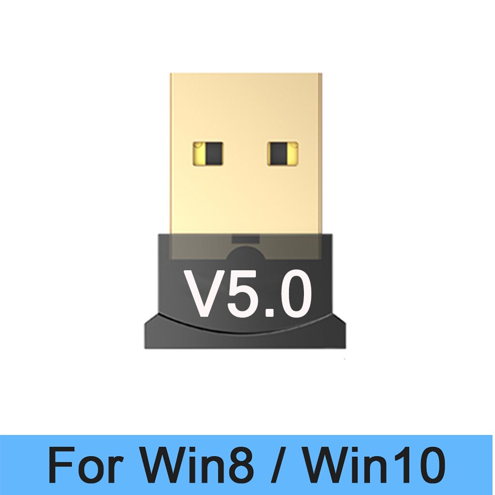 Usb Bluetooth 5.0 Adapter Zender Ontvanger Audio Bluetooth Dongle Draadloze Usb Adapter Voor Computer Pc Laptop Mouse: Mode A no drive