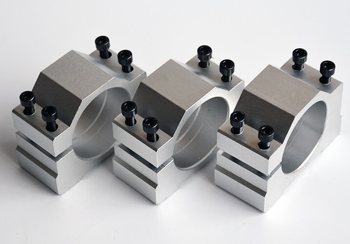 1pcs spindle clamp 50mm aluminum spindle mounts/fixture/chuck/ bracket Clamp/holder Clamps/ hold seat /fastening