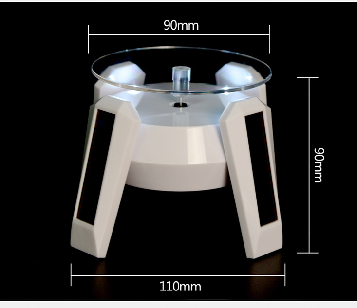 UFO with Light Display Stand Rotating Stand Display Stand Jewelry Jewelry Bracelet Display Stand Ring Stand