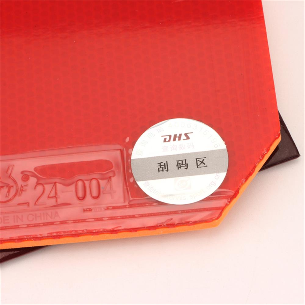 Original DHS PF4 Table Tennis Rubber dhs Table Tennis Racket racquet simple Hurricane 3 for Training Ping Pong Table Rubber