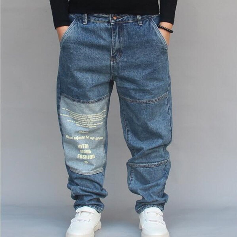 Jeans Herren Denim Hüfte hüpfen verlieren Hosen Rap Jeans Für Junge Rapper Plus größe Denim Jeans männer Kleidung
