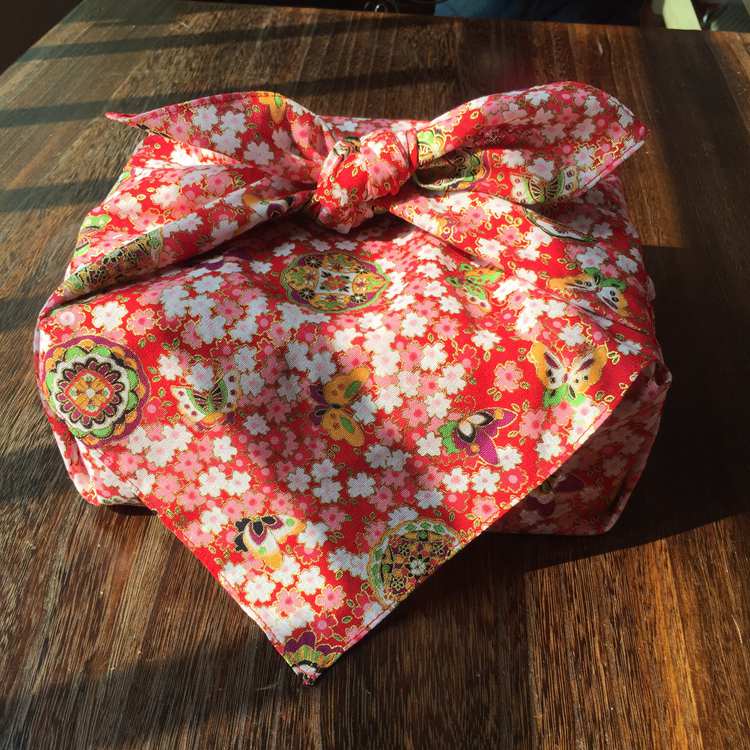 Furoshiki-Pañuelo de tela estilo japonés, 45cm, muchos usos