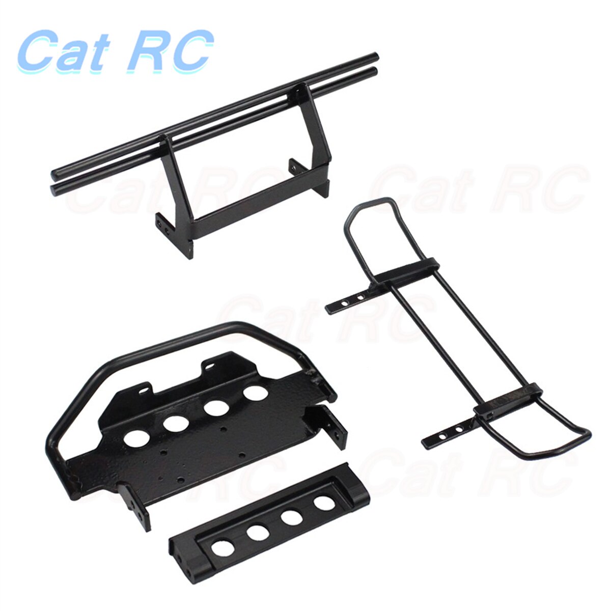Traxxas TRX6 Metal Front Rear Bumper Roof Luggage Rack Chassis Armor Skid Plate Ladder CVD Brake Disc Trunk Panel RC Car: 1 set