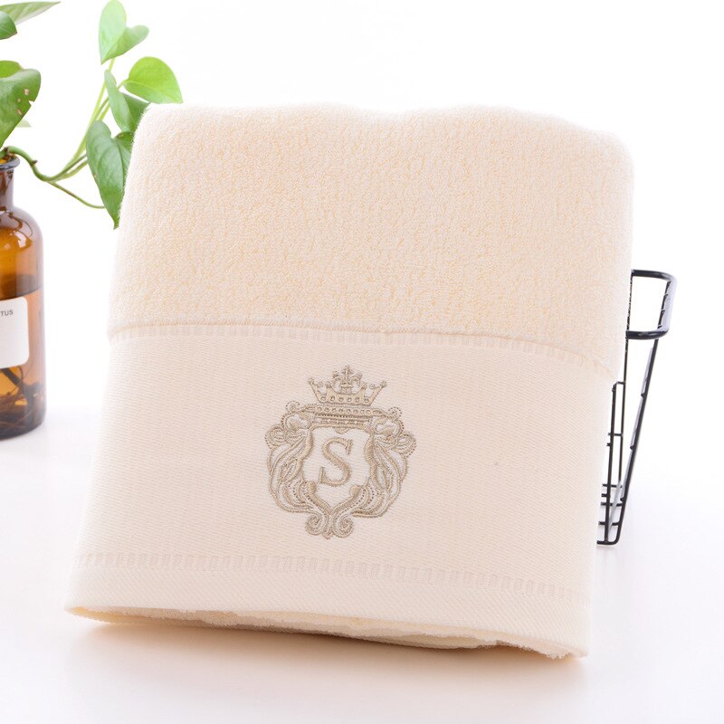 Bamboo Fiber Adult Soft Super Absorbent Large Bath Towel 70x140cm Breathable Cozy Solid Colors Bathroom Home Hotel Beach Towels: Beige