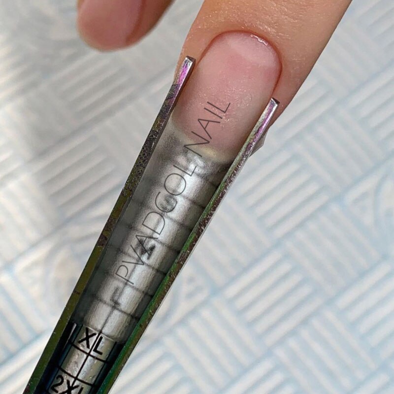 Titanium Nail C Curve Pinching Pusher Tool Multi Function Clamp Sculpted Acrylic Nails Pincher