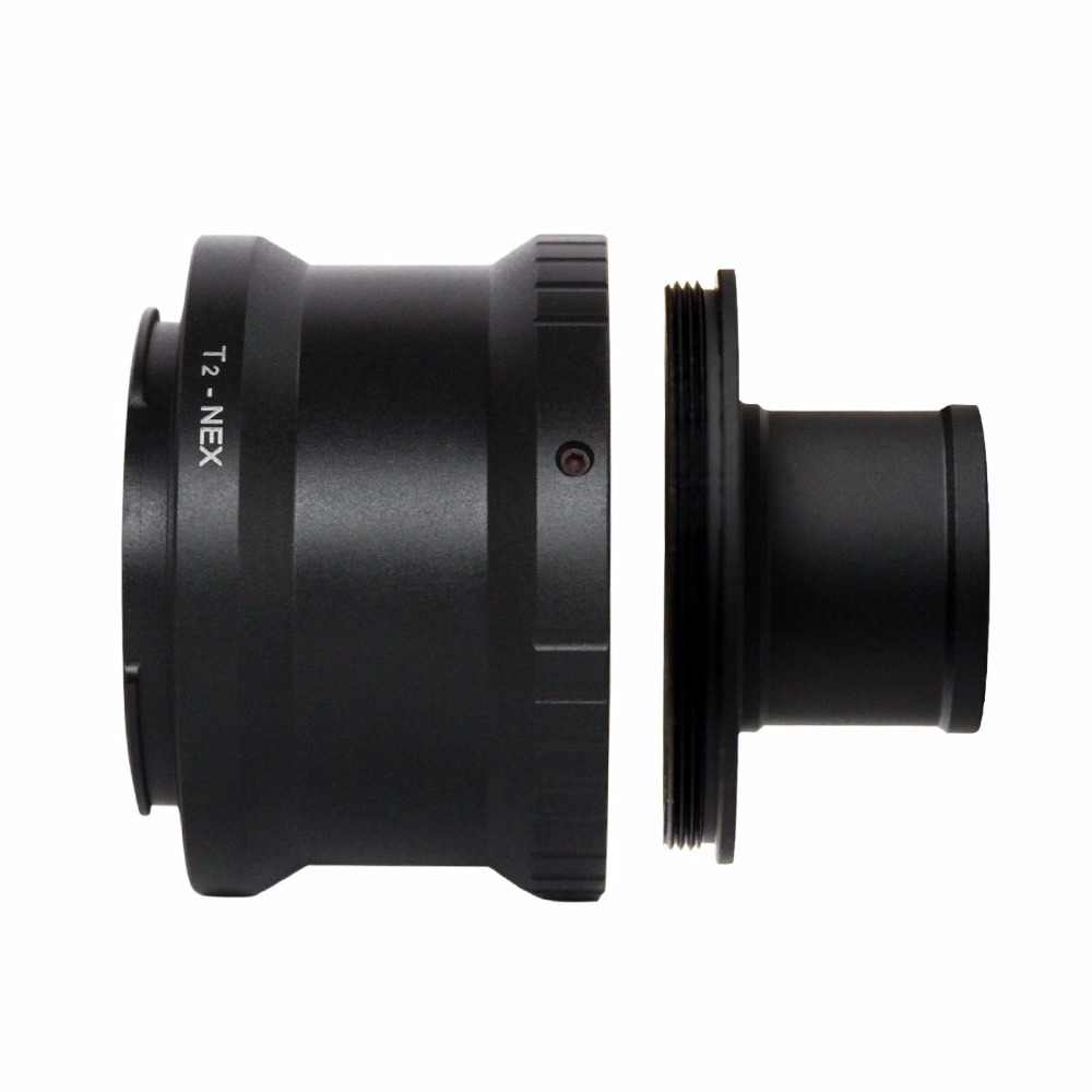 Montura T T2 para cámaras Sony NEX y adaptador de telescopio con puertos ocular de 0,95 pulgadas