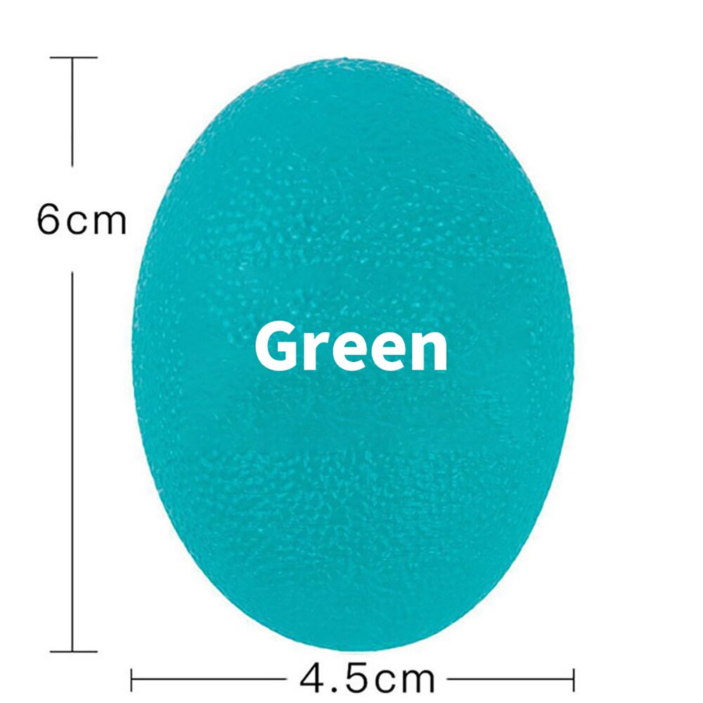 2Pcs Hand Massage Therapy Grip Ball For Hand Finger Strength Exercise Stress Relief Decompression Ball Fitness Equipment: Green