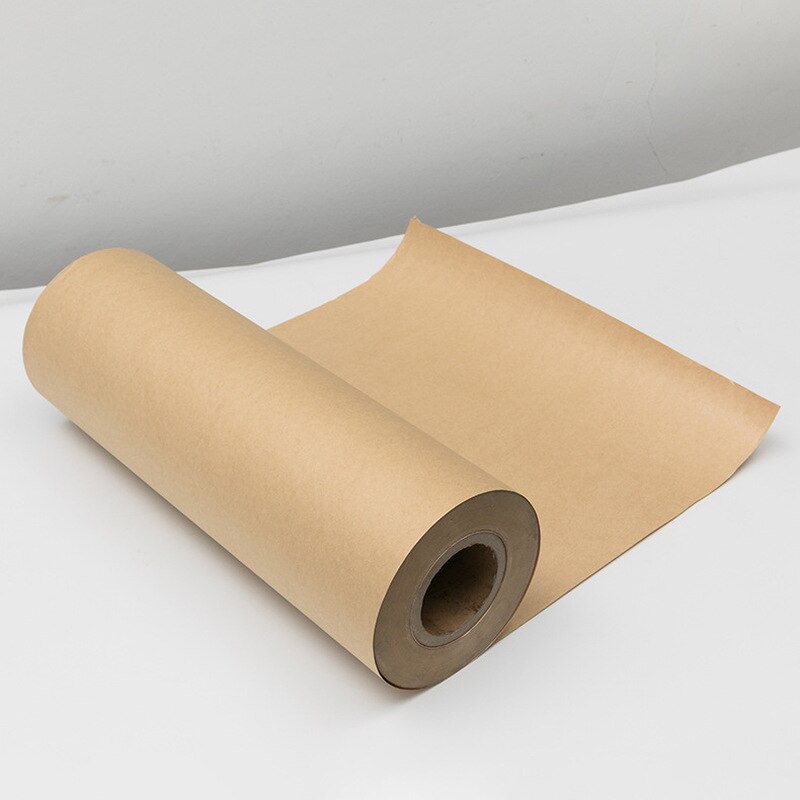 30m Kraft Verpackung Papier Rolle Glatte Braun Recycling Papier für freundlicher kunst Strauß DIY Verpackung Paket Verpackung Handwerk Poster