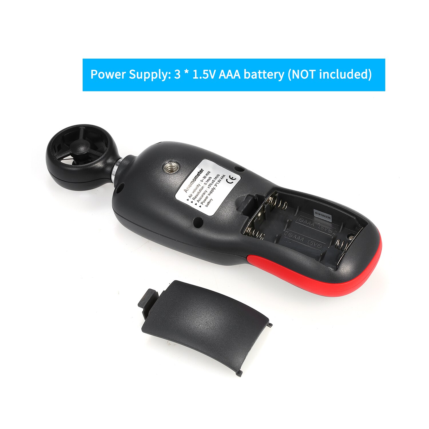 Anemómetro Digital de bolsillo con modo de retención de datos, Anemómetro Digital de bolsillo, anemómetro de velocidad del aire