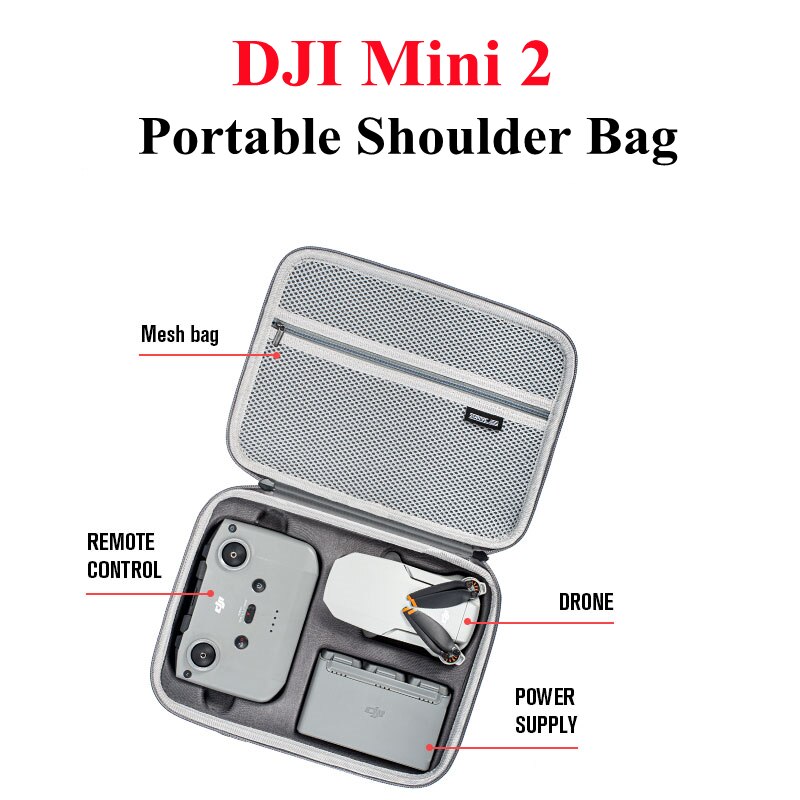 Dji Mini 2 Draagbare Case Gemak Schoudertas Handige -Slip Waterdichte All-In-Een Voor Mini 2 Accessoires