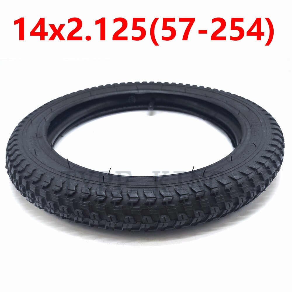 14 Inch 14x2.125(57-254) Inner and Outer Tyre 14x2.125 Pneumatic Wheel Tire for Children Bicycle/Bike Accessories