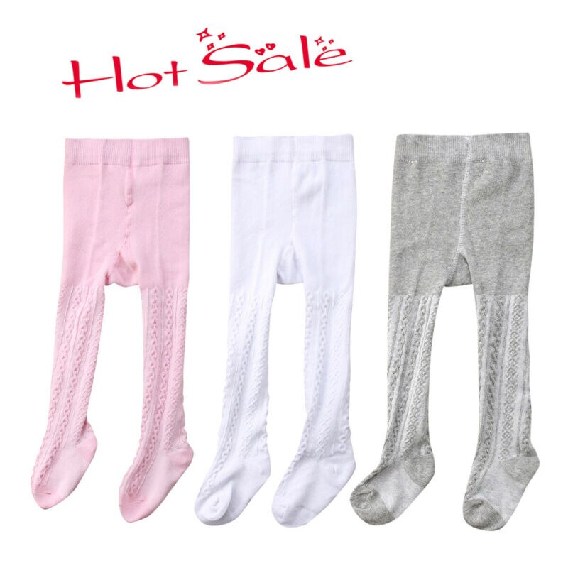 3 paia/lotto (3 colori) 0-2Y bambino bambino bambini ragazze collant collant morbido caldo calzini lunghi calze