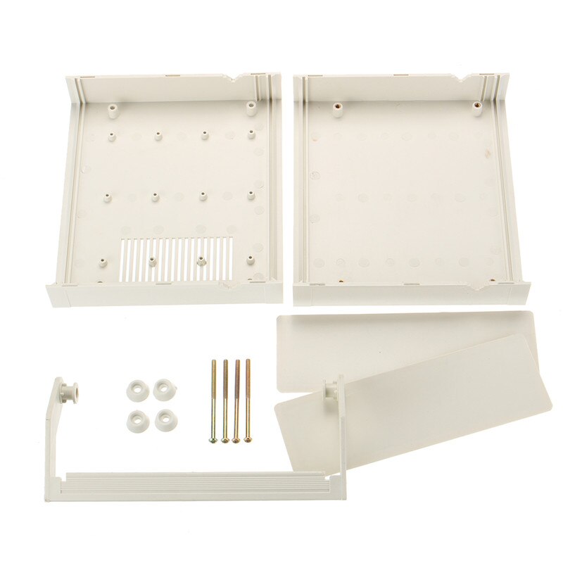 200x175x70mm White Electronic Plastic Project Box Shell Waterproof Enclosure Instrument Case With Handle DIY Electrical Supplies
