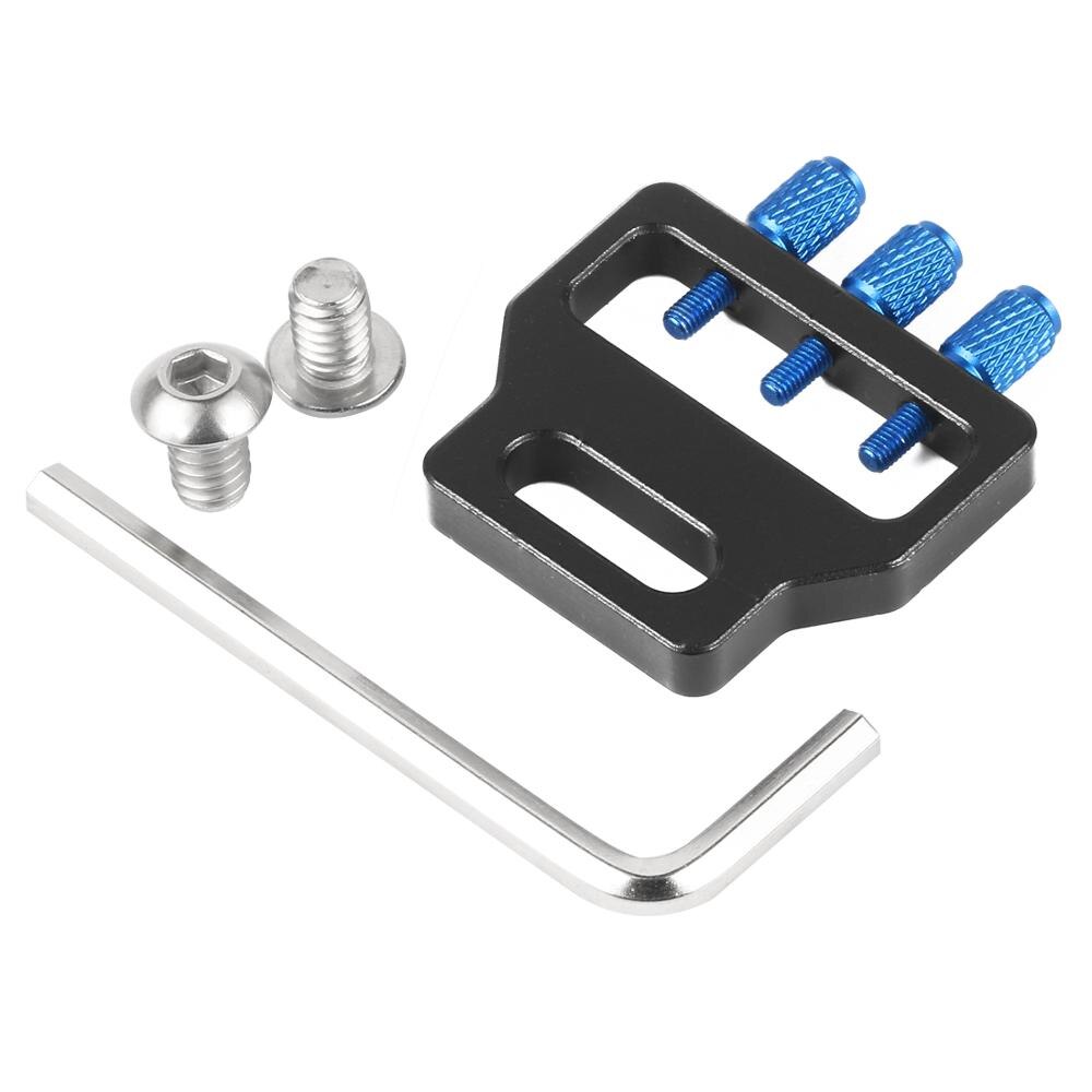 BGNing SLR Cable Clamp for BMPCC 4K 6K for HDMI USB Wire Clip Mount Adapter Fix for Cinema Camera Cage Quick Release L Plate: 1pc black