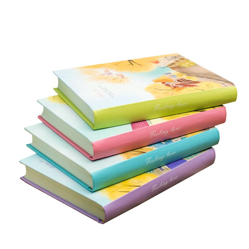 Love Spread Small Pure and Fresh Aesthetic Color Page Diary Book Illustration Notes Student Notepad Stationery Notebook