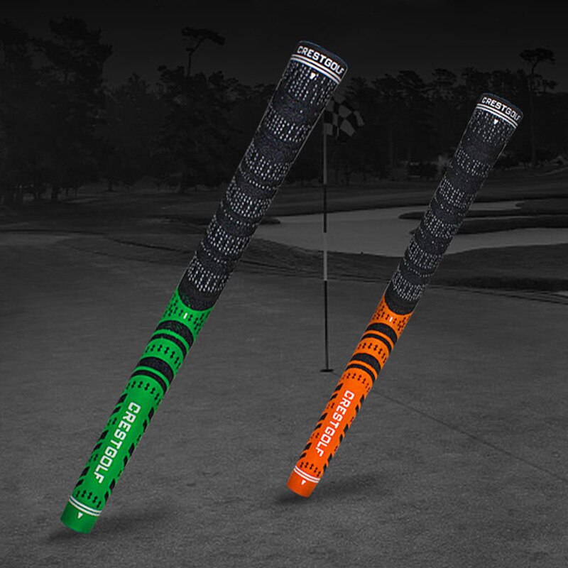 Golf Club Grip Standard Size, Golf Anti-Slip Iron Grip, All-Weather Control Thread Technology Rubber Combine with Carbon Yarn