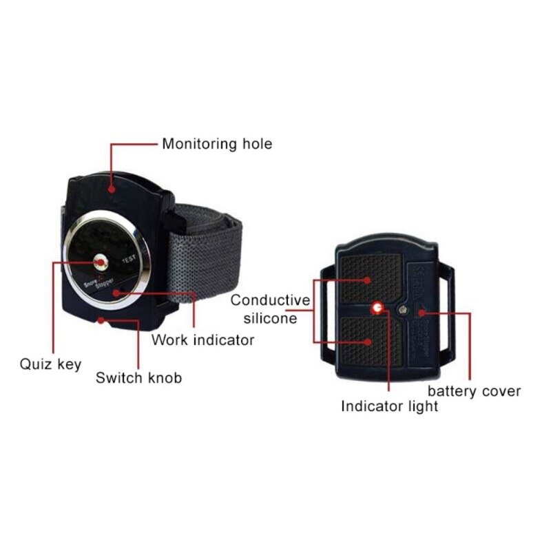 Electronic Snore Stopper Stop Snoring Biosensor Infrared Ray Detects Anti Snoring Device Wristband Watch Help Sleeping Tools