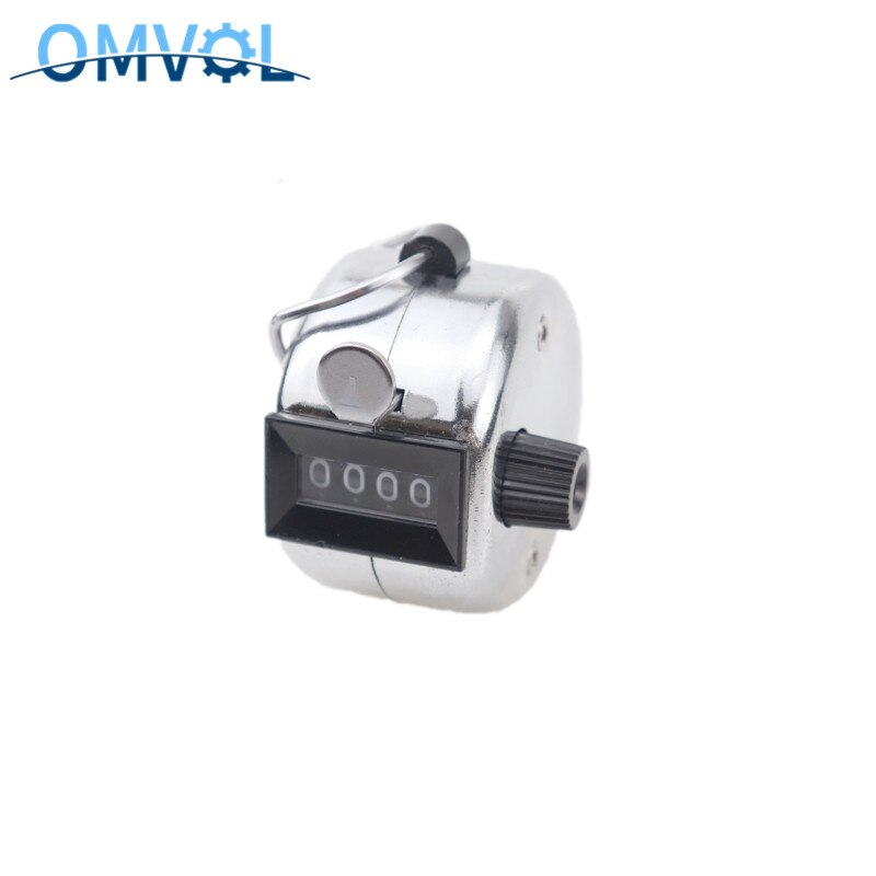 Number Sport 4 Digit Portable Mini Accurate Handheld Manual Clicker With Metal Lap Tally Counter: Without base