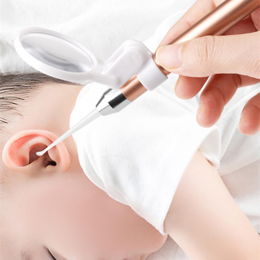 Kidlove Children Luminous Ear Wax Cleaner Portable Flashlight Ear-pick Earwax Remover Cleaning Ear Care Tool
