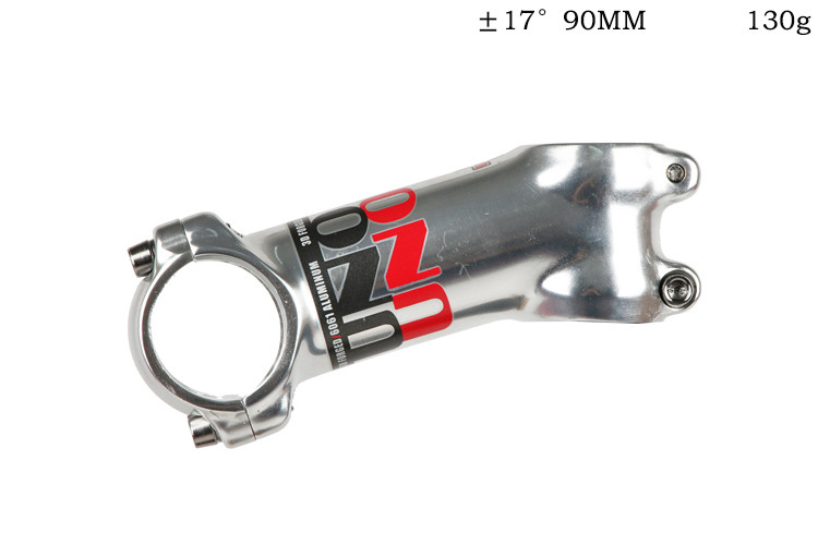 Zilver Uno Mountainbike Mtb Ultralichte Racefiets Stuurpen 7 /35 /17 ° Graden Van de Negatieve Hoek Stem Kraan: 17 degree 90mm