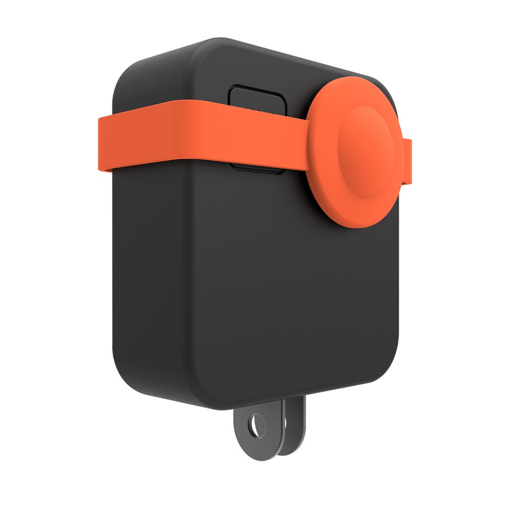 For gopro max tilbehør beskyttende silikonetui myk gummi silikagel + objektivdekselbeskytterhus for go pro 360 kamera