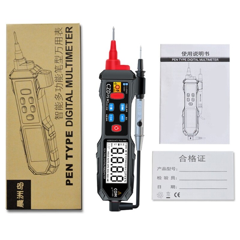 Digitale Multimeter Digitale Display Pocket Pen Multimeter Auto Range Detectie: Default Title