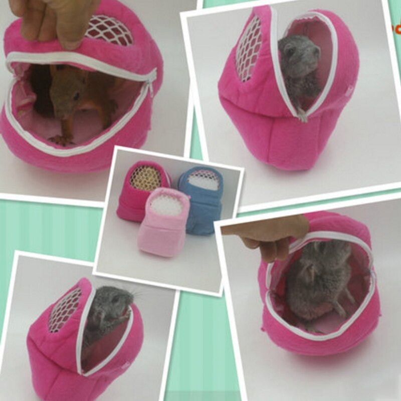 Small Pet Rat Hamster Hedgehog Chinchilla Ferret Carrier Warm Hanging Bag Supply Y5JC