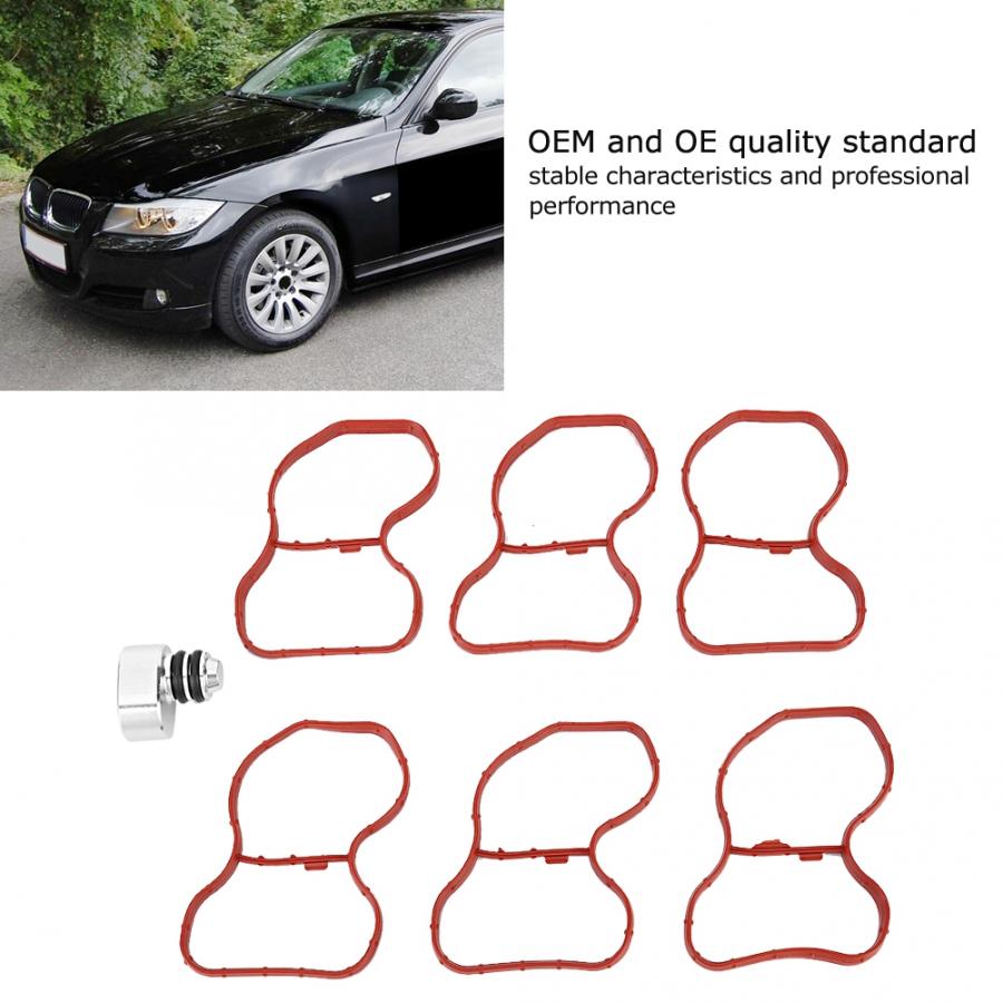 Swirl Flap Flaps Plug Delete Kit for N57 N57S E90 E91 E92 E93 F07 F10 F11 Car Replacement Accessories Rubber Swirl Plug Kit