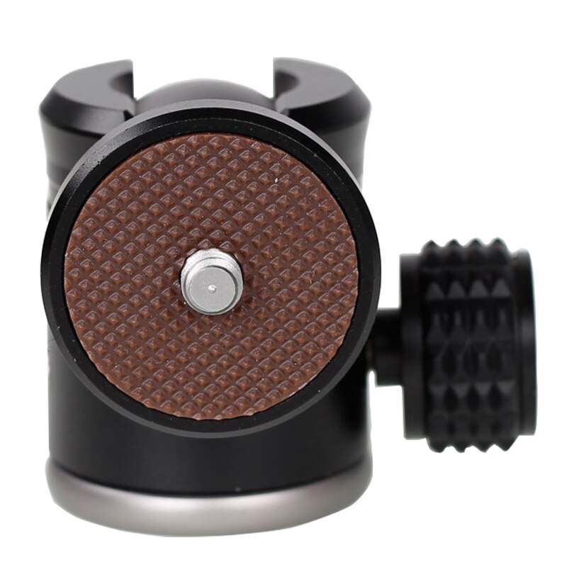 XILETU-Mini rótula de bola de trípode de 360 grados, cabeza panorámica W 1/4 tornillo para DSLR GoPro, aleación de aluminio MT26