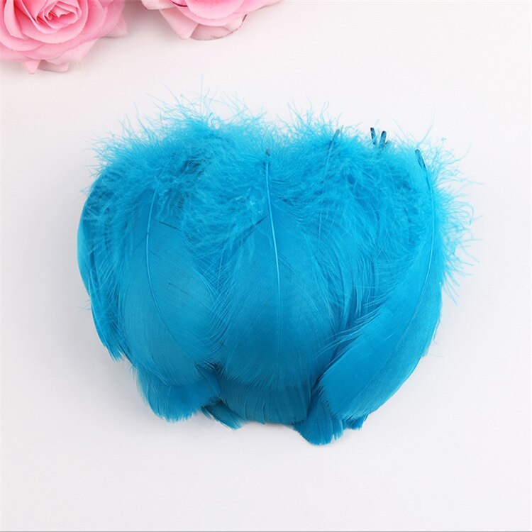 100 Uds macarrones pluma colorida globos Bobo transparentes rellenos decoraciones para cumpleaños y bodas caja de globo DIY artesanía relleno pluma
