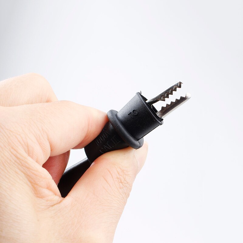2 st/set isolerad testledningsmätare alligatorklämma multimeter sond krokodilklämma !