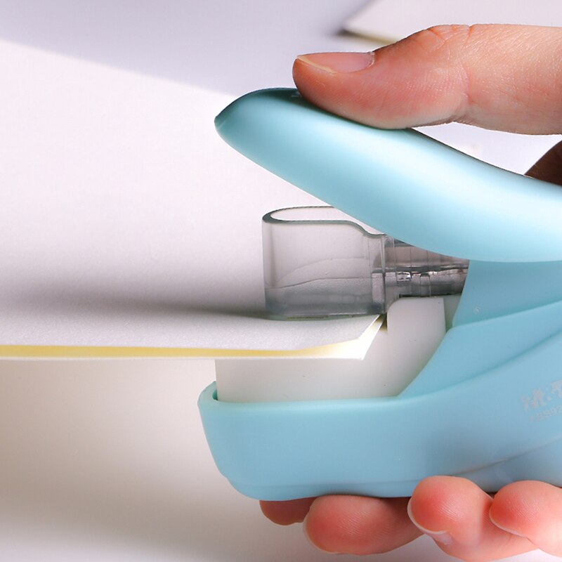 Agrafeuse sans couture agrafeuse sans effort Mini livre mignon agrafeuse sans papier agrafage outils de Scrapbooking