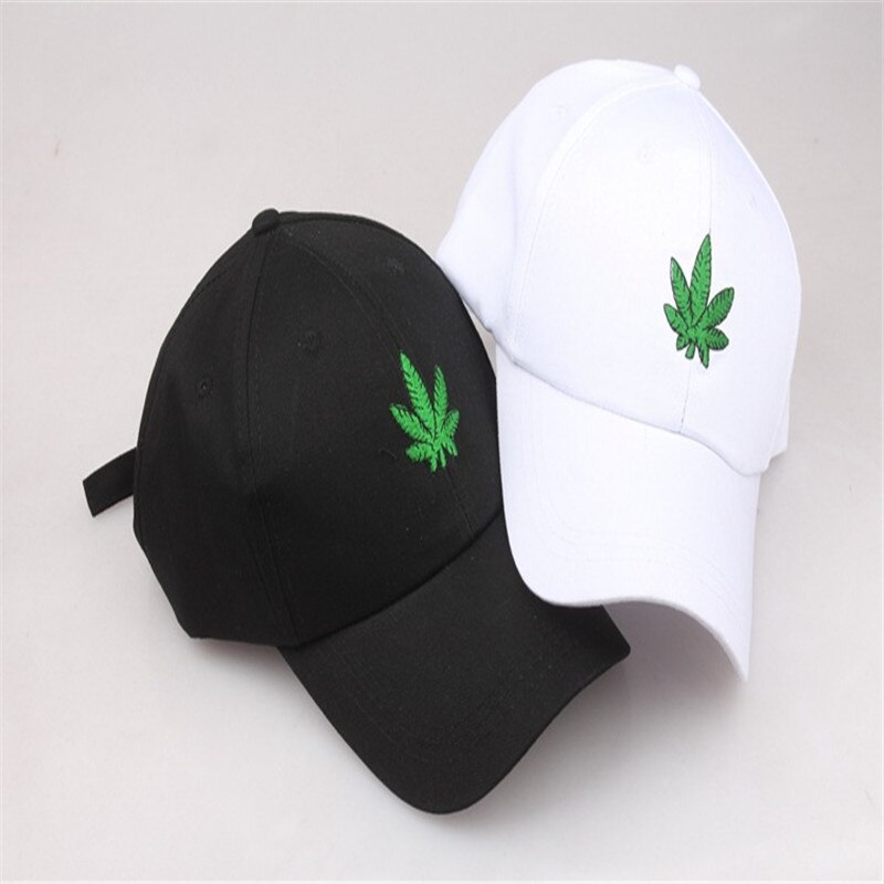 Baseball Hoeden Maple Wietblad Borduren Baseball Hoed Vermijden Outdoor Zon Vrouwen Beste Verstelbare Reizen Baseball Cap